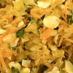 surówka z kiszonej kapusty z kwasami omega-3